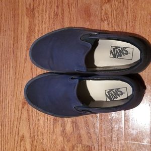 Men's Black Canvas Vans